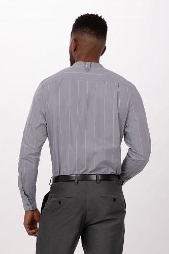 Мужская рубашка официанта SFB03 BLU, GRY, TAU